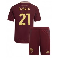 AS Roma Paulo Dybala #21 Replica Home Minikit 2024-25 Short Sleeve (+ pants)